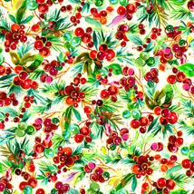 Noel-Holly Berries Ecru OA598091