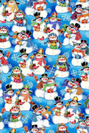 Noel-Snowmen Couples Blue OA598231
