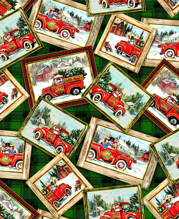 Noel-Truck Cards Green OA598181