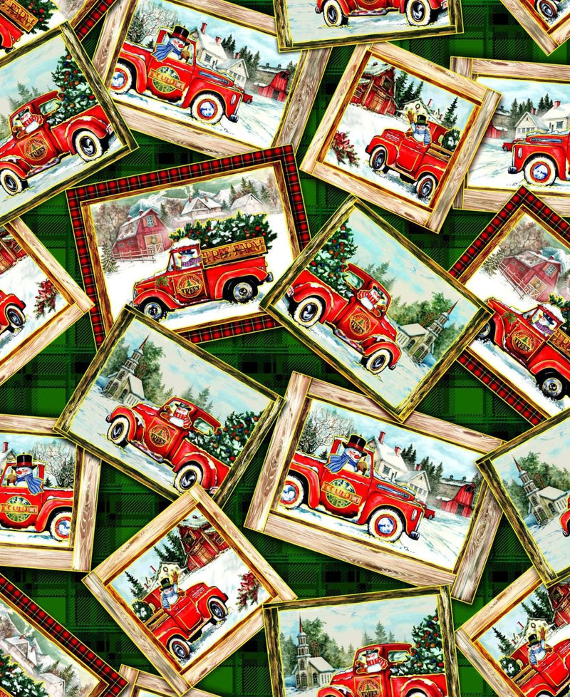 Noel-Truck Cards Green OA598181