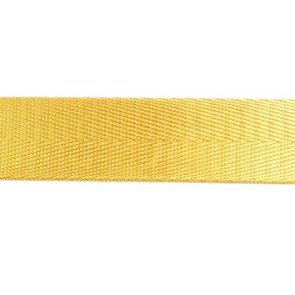 1in Poly/Nylon Herringbone Webbing Daffodil 25MM-5