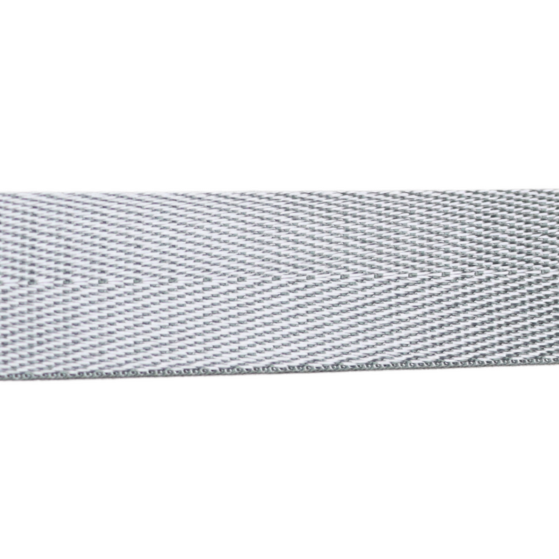 1in Poly/Nylon Herringbone Webbing Slate Grey 25MM-8