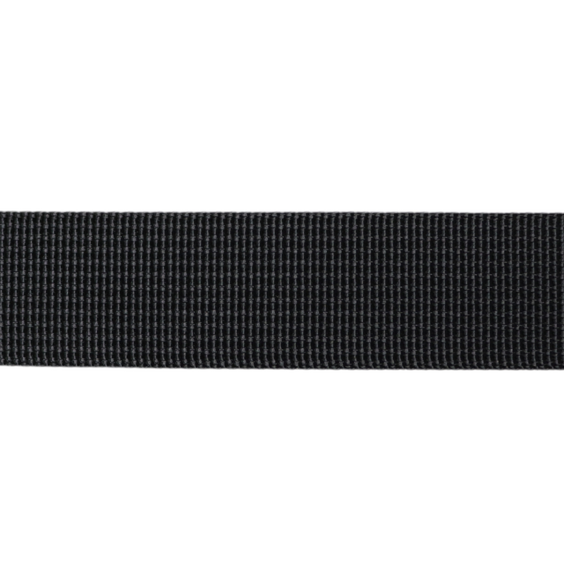 1in Poly/Nylon Webbing Black 25MM-P-1