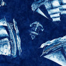 Ocean Blues-Ship Toss Navy 2600-30857-N