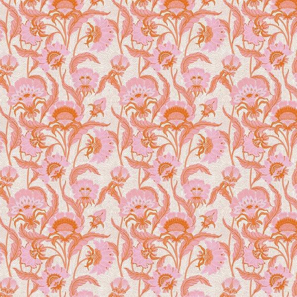 Pieces Of India-Botanicals Pink/Orange 12025696