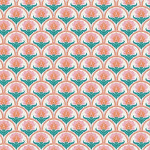 Pieces Of India-Indian Iris Teal/Orange 12025704