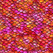 Dragon's Song - Dragon Scales Red/Orange 2600-31156-RO