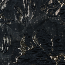 Organza Brocade-Black/Gold ORGANZABROCADE-BLK/GLD