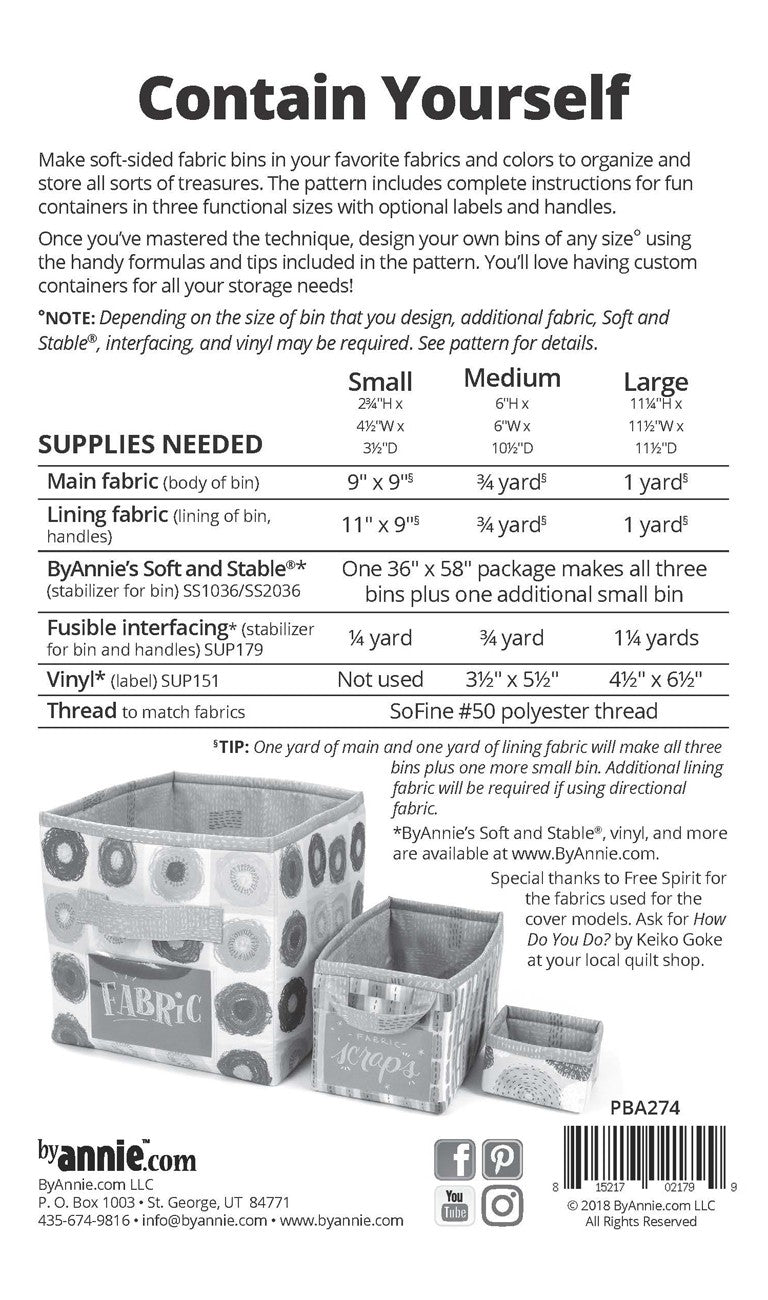 Contain Yourself PBA274