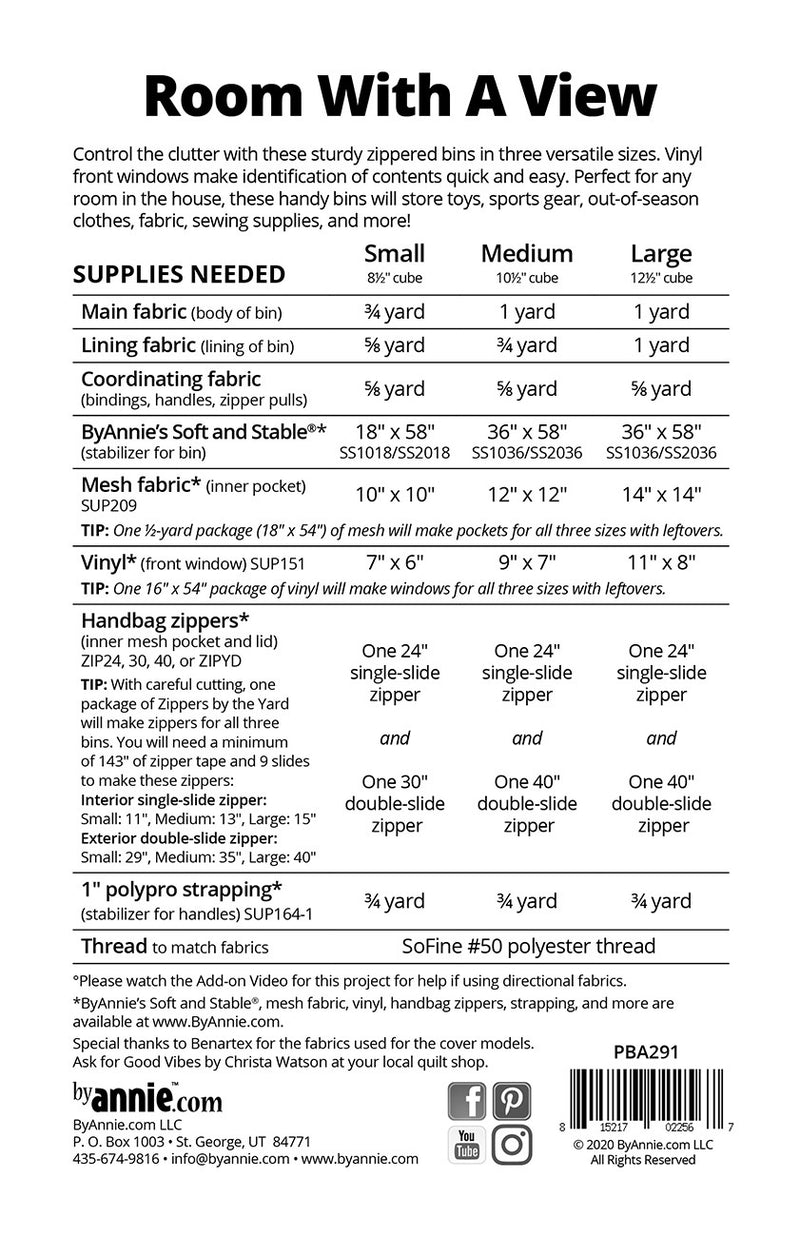 Room With A View Pattern PBA291