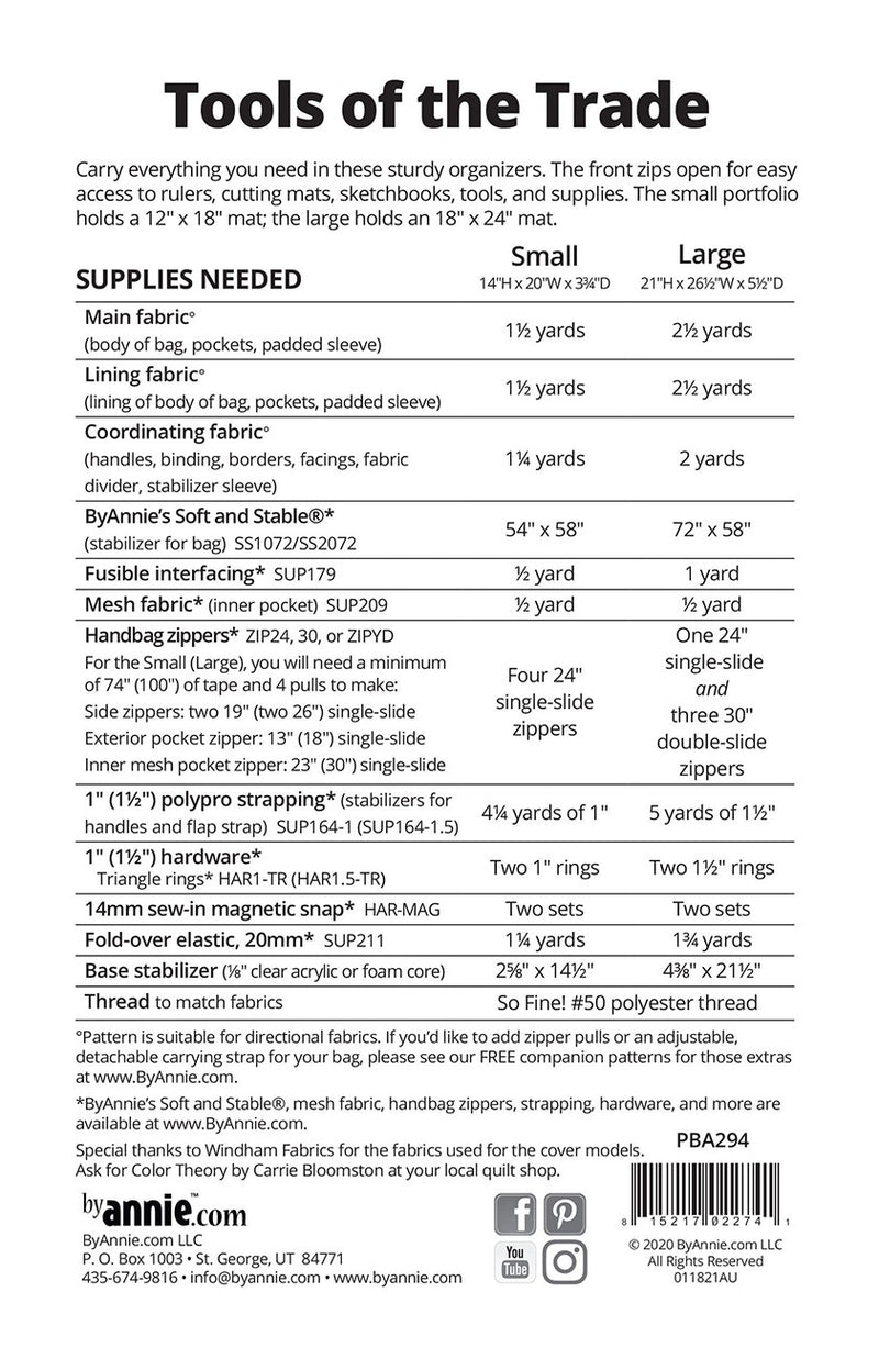 Tools of the Trade PBA294