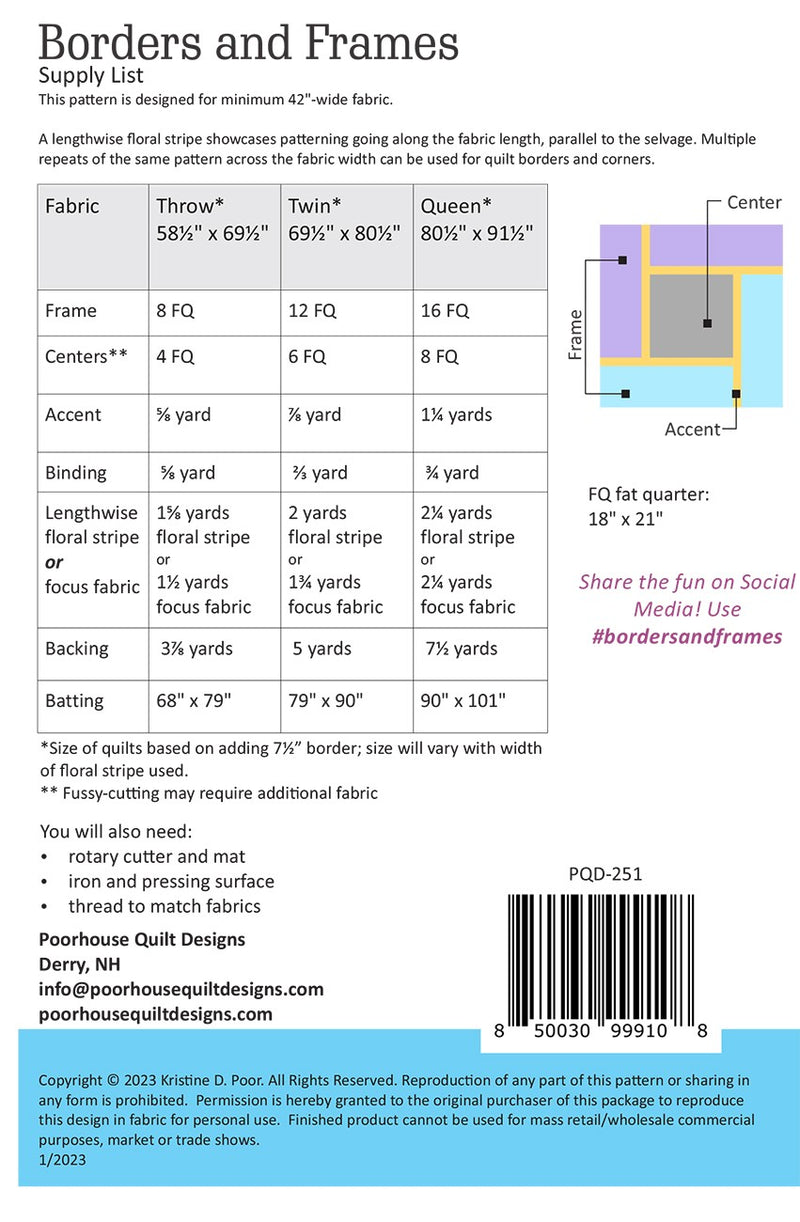 Borders and Frames PQD-251