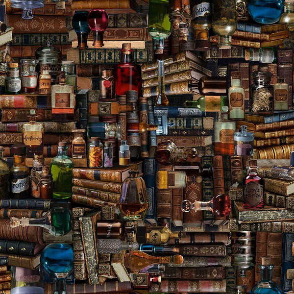 Packed Magic Books & Potions-Multi LIBRARY-CD2530-MULTI