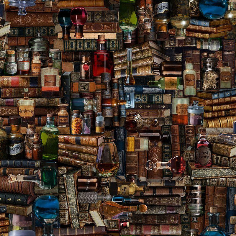 Packed Magic Books & Potions-Multi LIBRARY-CD2530-MULTI