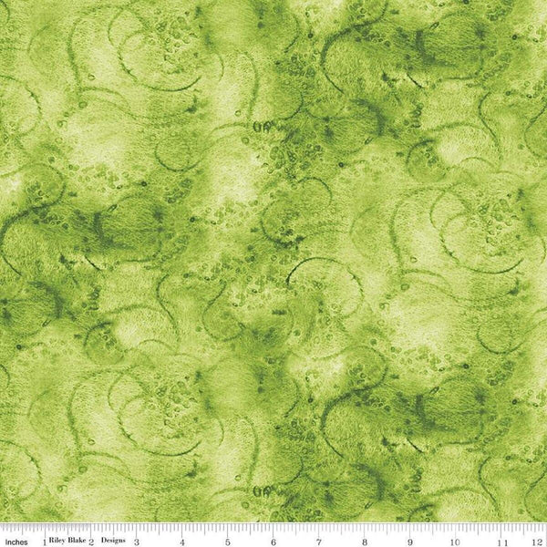 Painter's Watercolor Swirl-Lime C680-LIME
