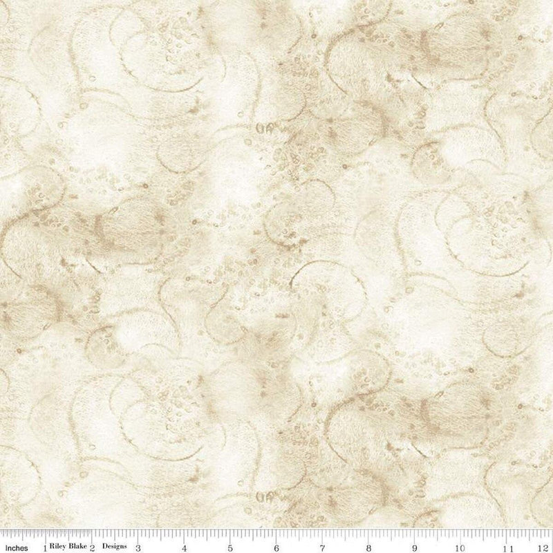 Painter's Watercolor Swirl-Parchment C680-PARCHMENT