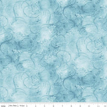 Painter's Watercolor Swirl-Turquoise C680-TURQUOISE