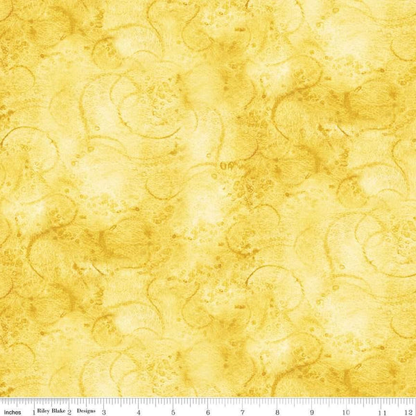 Painter's Watercolor Swirl-Yellow C680-YELLOW
