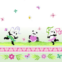 Panda Party-Double Border Soft Green SB20426-835