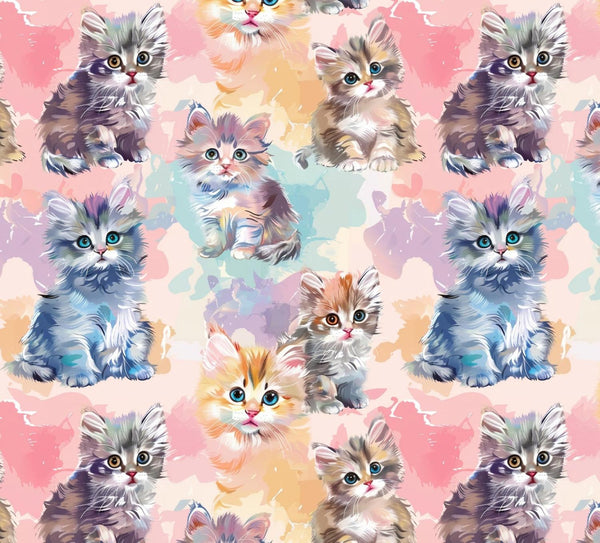 Pastel Cats-Multi DX-7050-5C