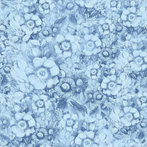 Patchwork Picnic-Packed Floral Blue W105-015-555