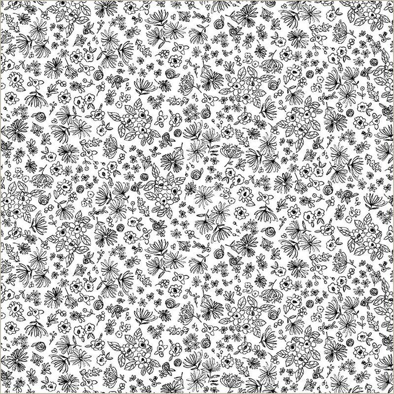 Pen & Petal-Ditsy Doodles White 54970-1