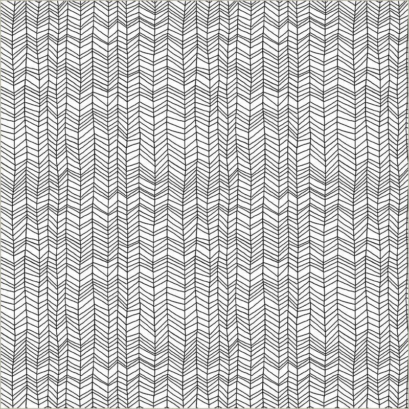 Pen & Petal-Herringbone White 54968-1