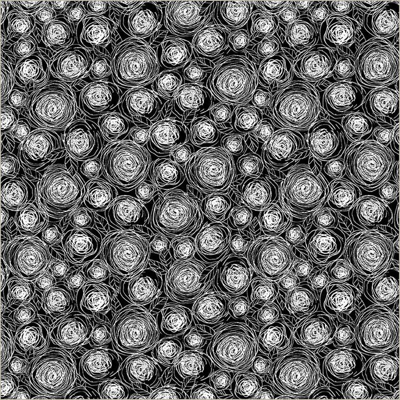 Pen & Petal-Roses Black 54966-2
