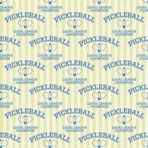 Pickleball Playtime-League Champion Yellow 120-25082
