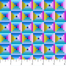 Piecework - Log Cabin Beach AMT115-64C