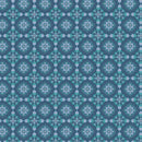 Pieces Of India-Bombay Foulard Blue/Pink 12025711