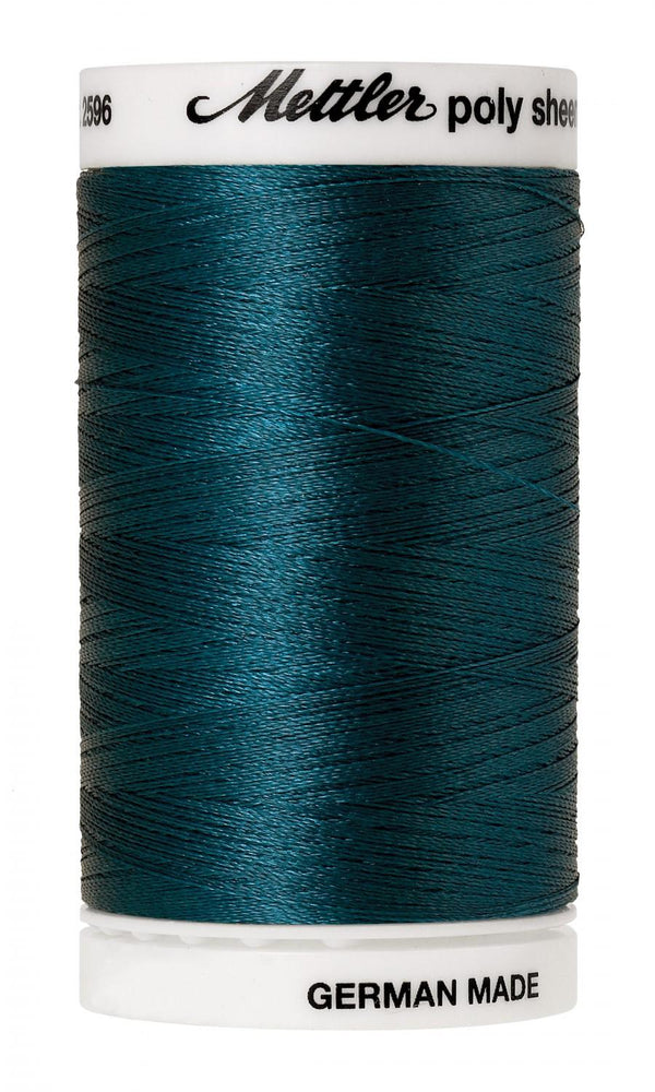 Poly Sheen Embroidery Thread Deep Sea Blue - 40wt 875yds