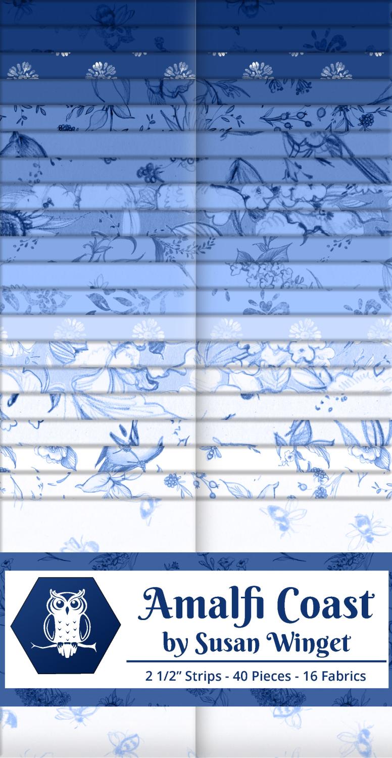 Precut 2.5" Strip Pack-Amalfi Coast AMALFICOAST-2.5