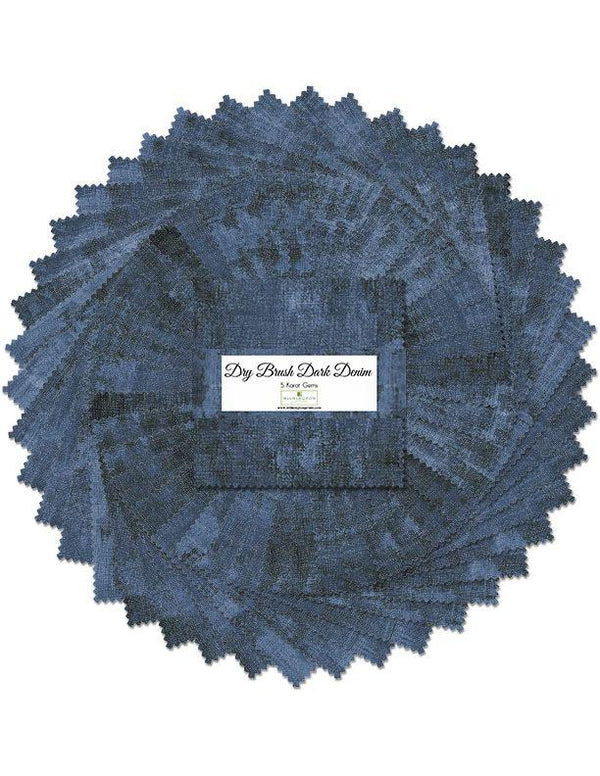 Precut 5 Karat Gems-Dry Brush Dark Denim 507-90-507