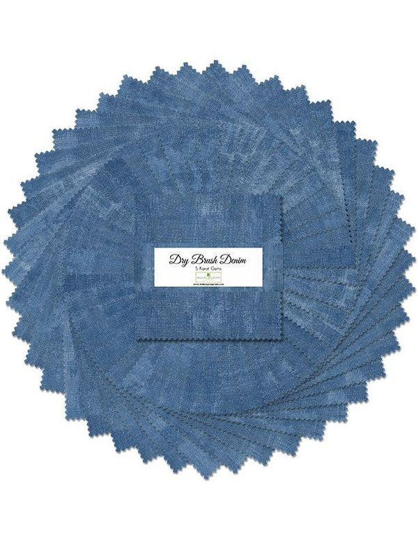 Precut 5 Karat Gems-Dry Brush Denim 507-89-507