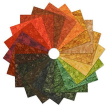 Precut Charm Pack-Artisan Batiks: Prisma Dyes Autumn CHS-1233-42