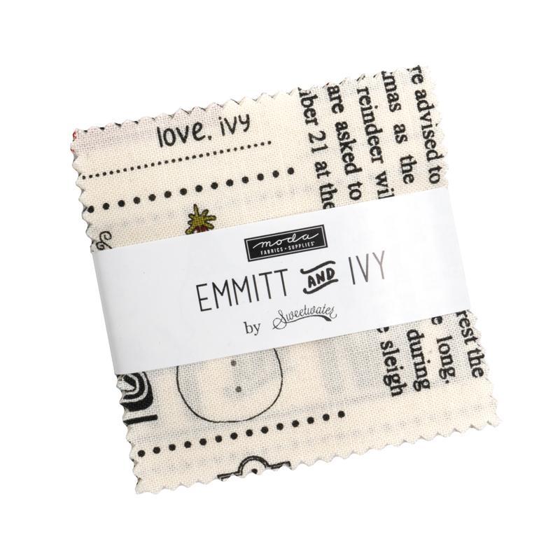 Precut Mini Charm Pack-Emmitt & Ivy 55690MC
