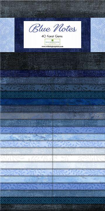 Precut Strips Blue Notes 842-134-842