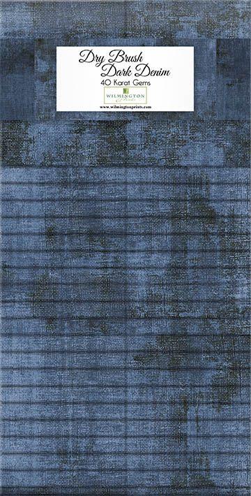 Precut Strips Dry Brush Dark Denim 842-90-842