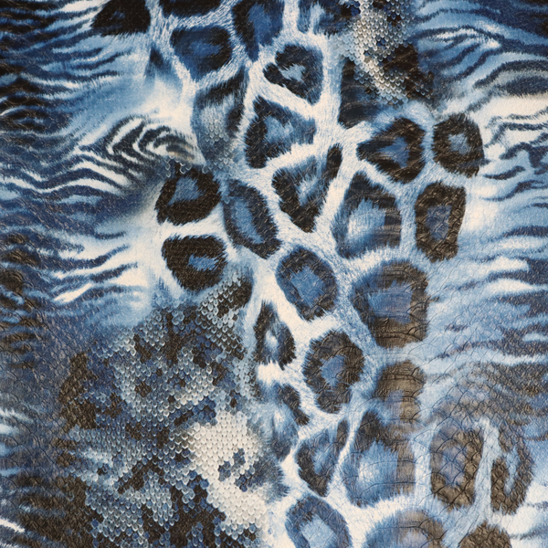 Precut Vinyl -Zebrano-Lacivert - 18"x27"