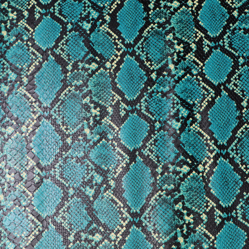Precut Vinyl - Boa Python - Turquoise - 18"x27"