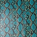 Precut Vinyl - Boa Python - Turquoise - 18"x54"