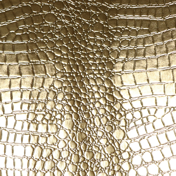 Precut Vinyl - Crocco - Gold - 18"x27"