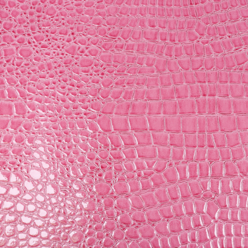Precut Vinyl - Crocco Leather- Fuschia - 18"x27"