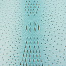 Precut Vinyl - Gator Ostrich - Light Blue - 18"x27"