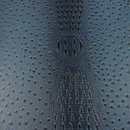 Precut Vinyl - Gator Ostrich Embossed - Denim Blue - 18"x54"