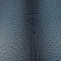 Precut Vinyl - Gator Ostrich Embossed - Denim Blue - 18"x54"