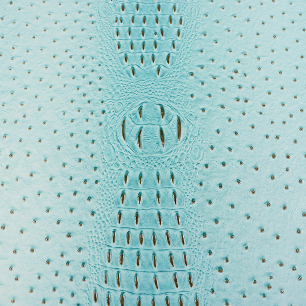 Precut Vinyl - Gator Ostrich Light Blue - 18"x54"