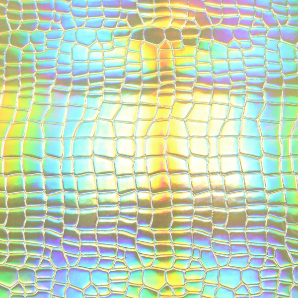 Precut Vinyl - NuevoIridescent Croc - Gold - 18"x54"