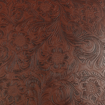 Precut Vinyl - Western Floral- Brown 18"x54"